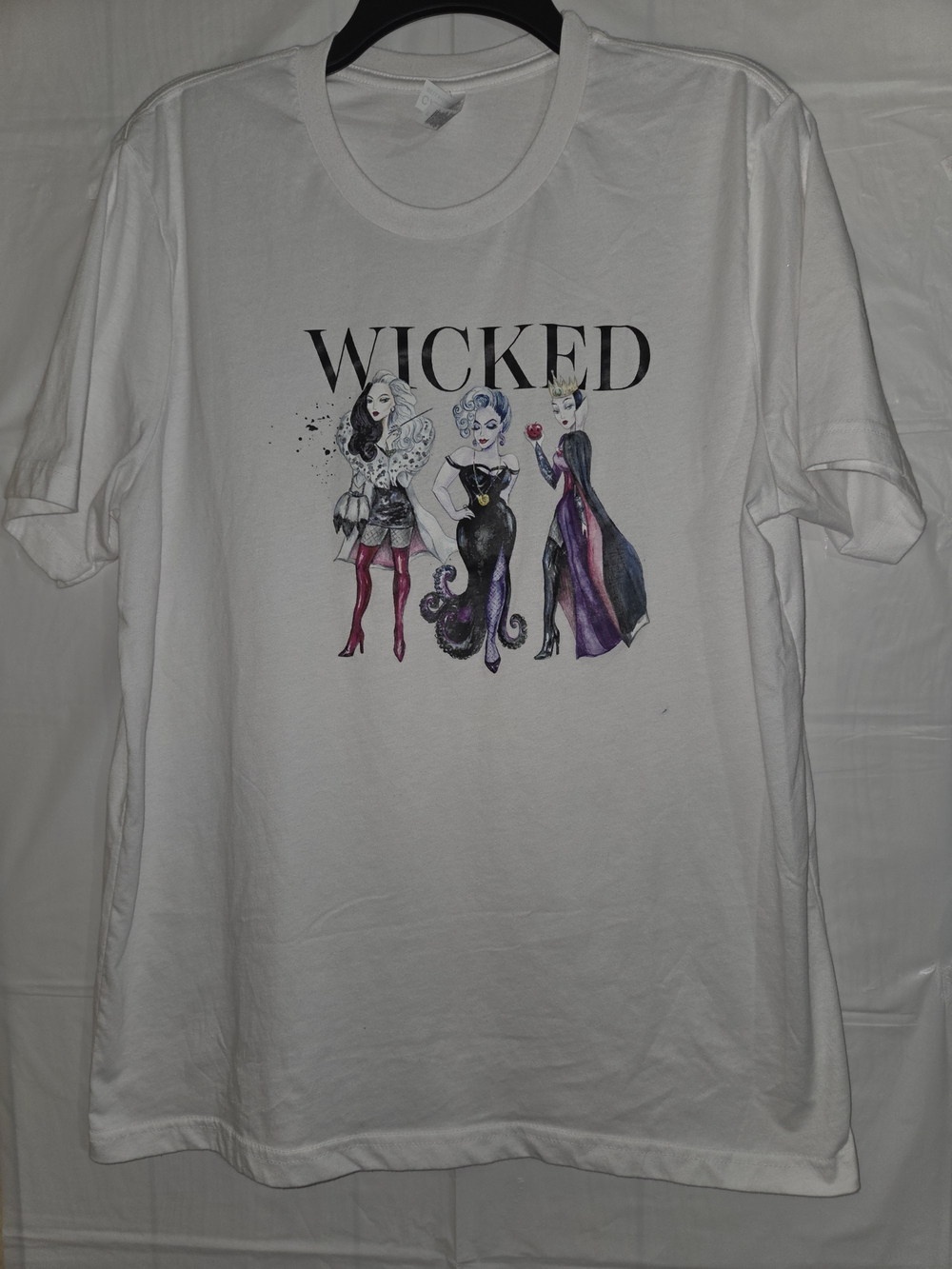 Bella Canvas Womens Graphic T-Shirt with 'WICKED' Character